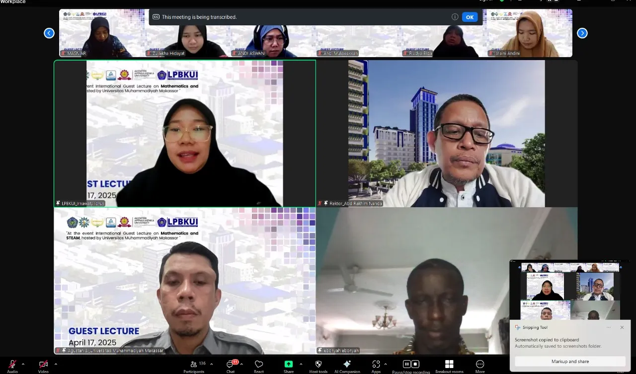 Unismuh – AAMUSTED Ghana Perkuat Kolaborasi Global, Bahas Etnomatematika dan Inovasi STEAM